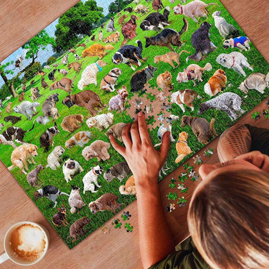 This Hilarious Pooping Dogs Puzzle Features 101 Different Pooches Dropping a Load