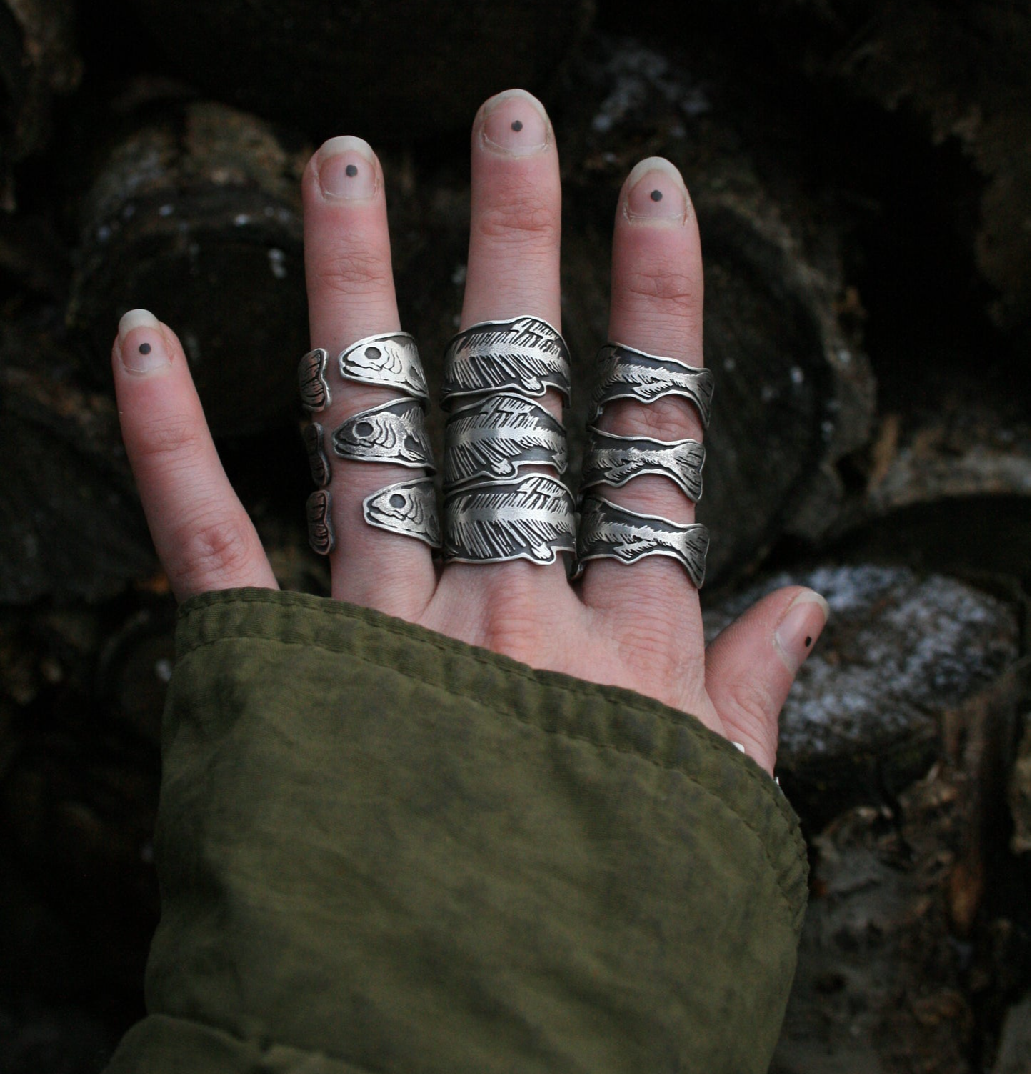 ⏰LAST DAY SALE 50% OFF💥Fish Fossil Ring⚡BUY 2 GET 1 FREE & FREE SHIPPING