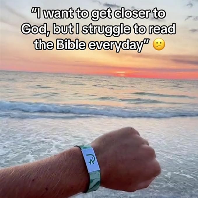 ❤️2025 Hot Sale-60% OFF✨Christian Daily Bible Verse Bracelet -Trust God🕯️