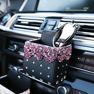 Bling Bling Car Cellphone Storage Box