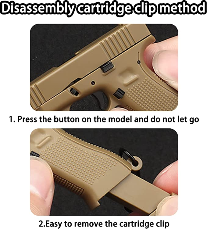 (🔥Hot Sale Now - 49% OFF) Mini Pistol Keychain Stress Relief Toy, BUY 2 FREE SHIPPING