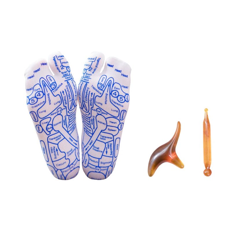 🔥Last Day Sale - 50% OFF🎁Reflexology Socks with Trigger Point Massage Tool