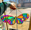 💕The Handmade Sun Catcher Colored Butterfly