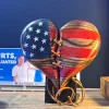 💖Handmade Wood American Flag Heart - Buy 2 Free Shipping