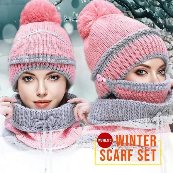 (🎅Christmas Sale - Save 49% OFF) Winter Scarf Set, Buy 2 Free Shipping