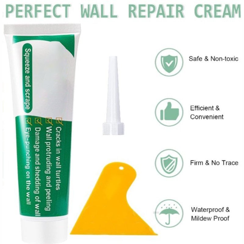 (🎁🔥Mother's Day Sale-50% OFF)-Safe Wall Mending Agent-Buy 2 Get 1 Free Only Today