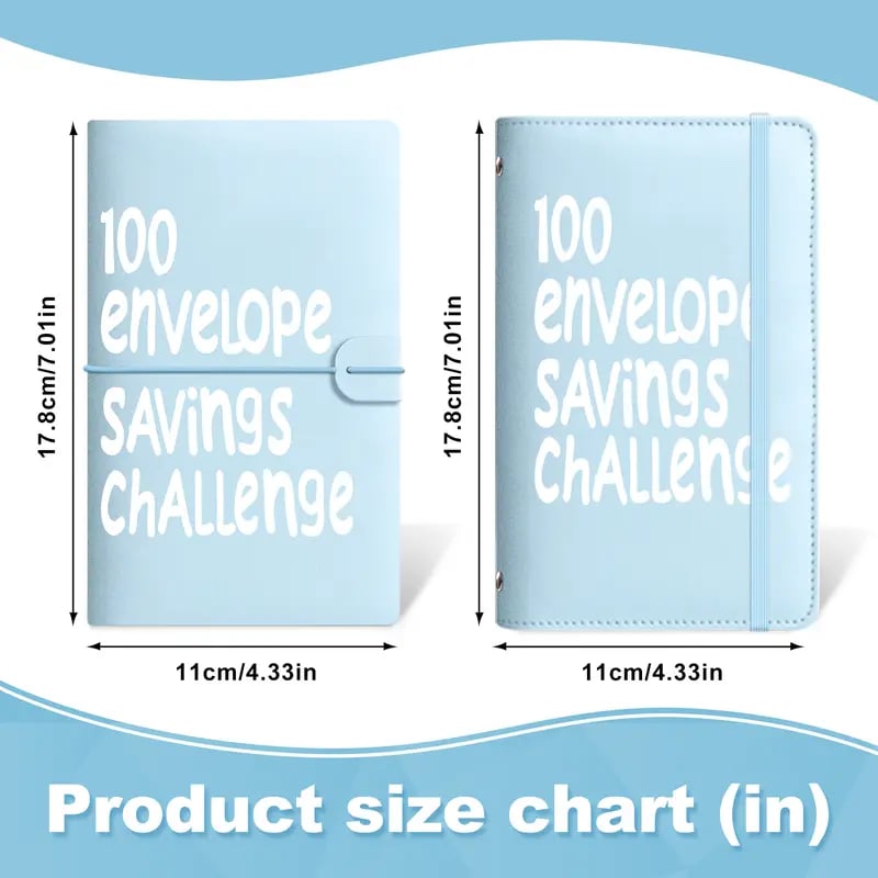 Last Day Promotion 70% OFF - 🔥100 Days Money Saving Challenge Coin Envelope BudgetStorage Book💵