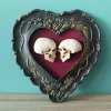 💗Valentine's Day Sale 69% OFF True love is forever - framed miniature realistic human skulls - Til death do us part