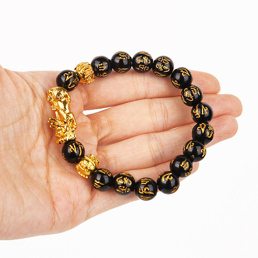 🔥Last Day Promotion 70% OFF-🔥-FengShui Pi Xiu Obsidian Bracelet