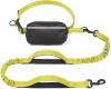 iYoShop Hands Free Dog Leash with Zipper Pouch, Dual Padded Handles and Durable Bungee for Walking, Jogging and Running Your Dog (Large, 25-120 lbs, Black)