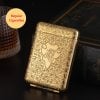 Retro Peaky Blinders Cigarette Case Hand-Carved Shelby