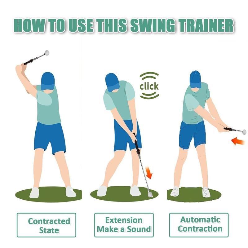 🔥Last Day Promotion 70% OFF🔥Retractable Golf Swing Training Aid⚡️Buy 2 Free Shipping