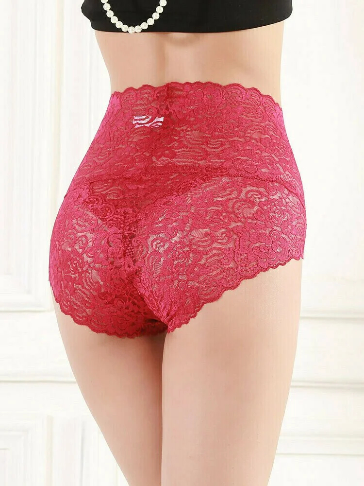 🎁Last Day Promotion- SAVE 70%🏠High Waist Pretty Lace Panties-3 PCS SET