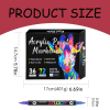 🔥Last Day 49% OFF -48 Colors Acrylic Paint Markers, Dual Tip Drawing Marker Pen