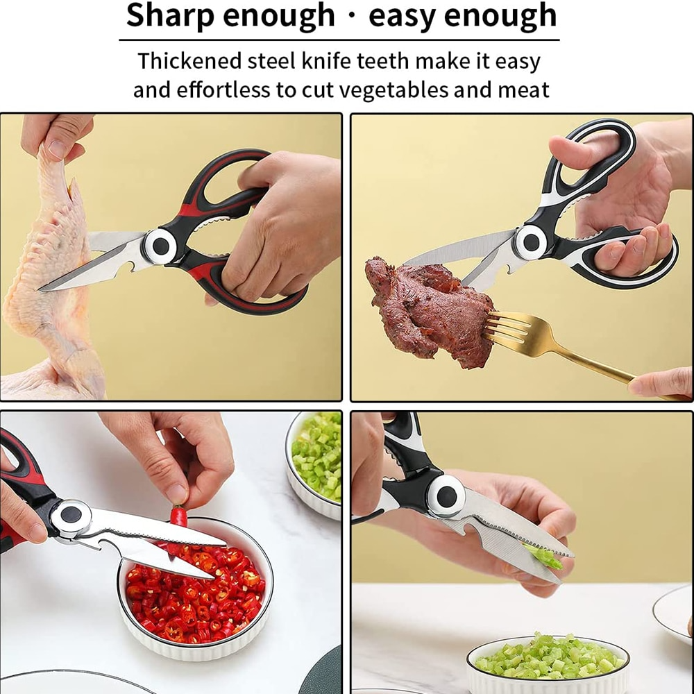 Christmas Hot Sale 48% OFF - Multifunctional Kitchen Scissors - BUY 2 GET 1 FREE NOW