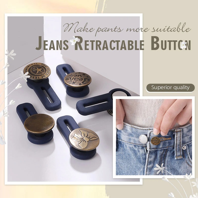 Summer Hot Sale 50% OFF - Jeans Retractable Button(3PCS)