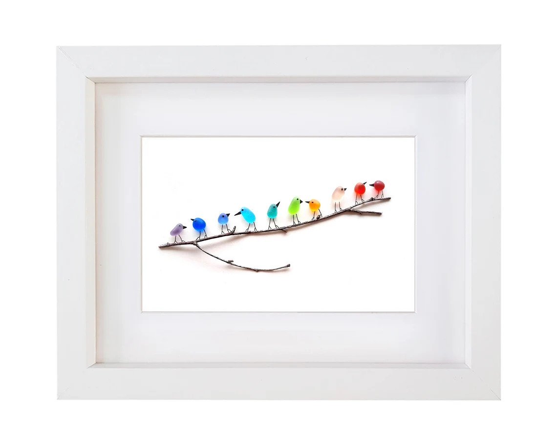 🔥LAST DAY 49% OFF 🐦Rainbow Birds on Branch