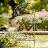 🌼Autumn Specials—Outdoor Metal Garden Flower Stake, Iron Art Climbing Plant Trellis Support, Decorative Yard Lawn Art Plug-in Flower Sculpture
