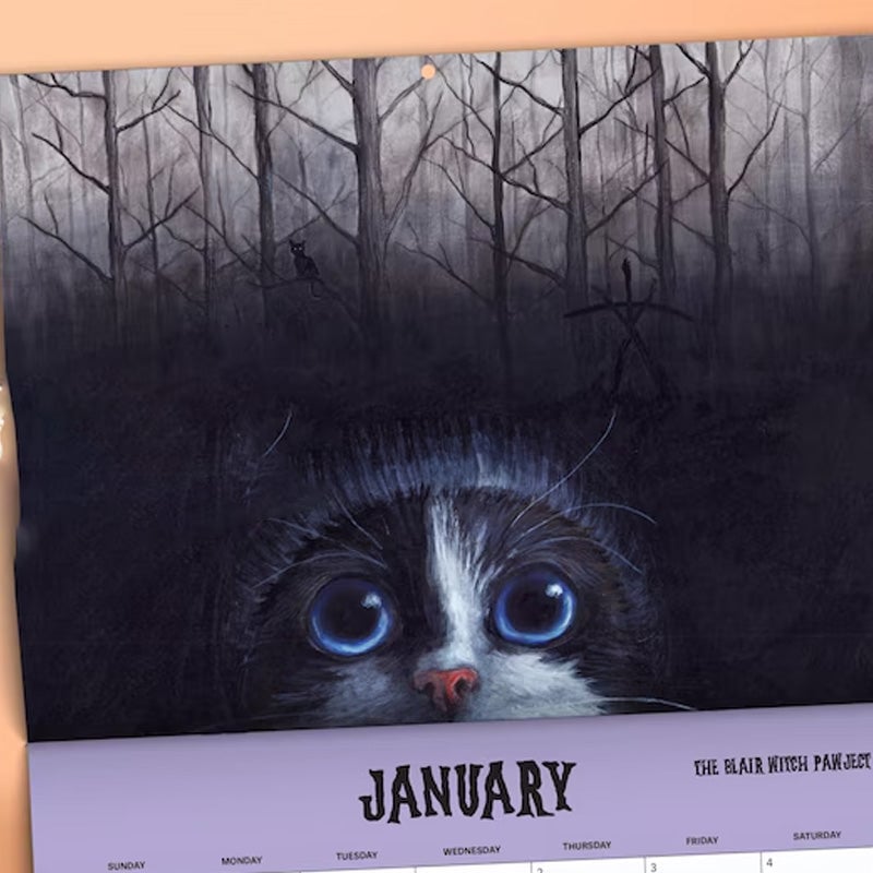 🔥Last Day Promotion 70% OFF🔥Scaredy Cats 2025 Monthly Calendar