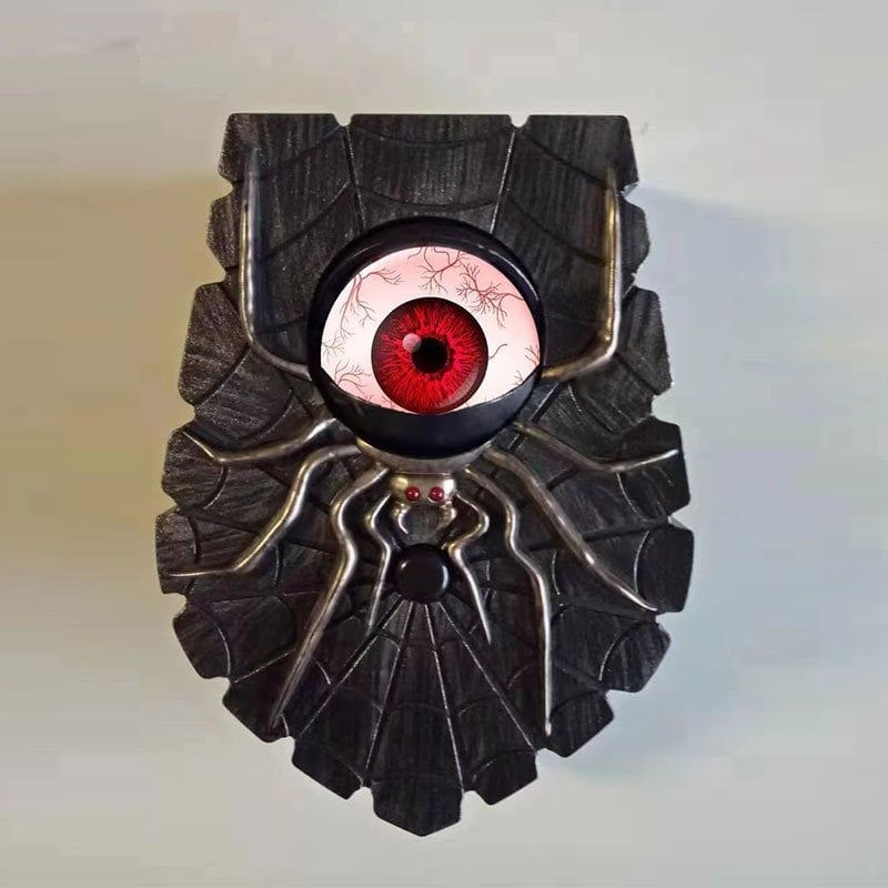 🎃Free shipping for 2 items, half price for the 3rd item-👁️3D ONE-EYED LIGHTUP EYEBALL DOOR BELL DECORATION🕷️