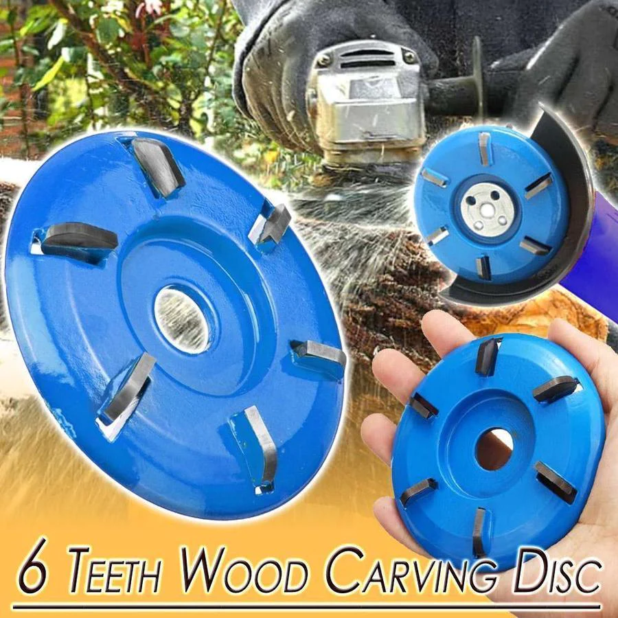 🔥Last Day Promotion 48% OFF🔥6 Teeth Wood Carving Disc--BUY 2 FREE SHIPPING