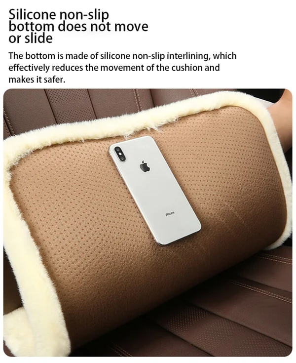 (🌲Early Christmas Sale- SAVE 48% OFF)Luxury Furry Car Seat Cushion(BUY 2 GET FREE SHIPPING)