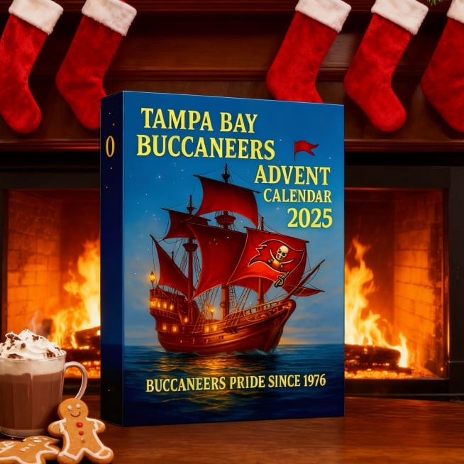 🔥Last Day 50% OFF -🎄Tampa Bay Buccaneers Advent Calendar 2025