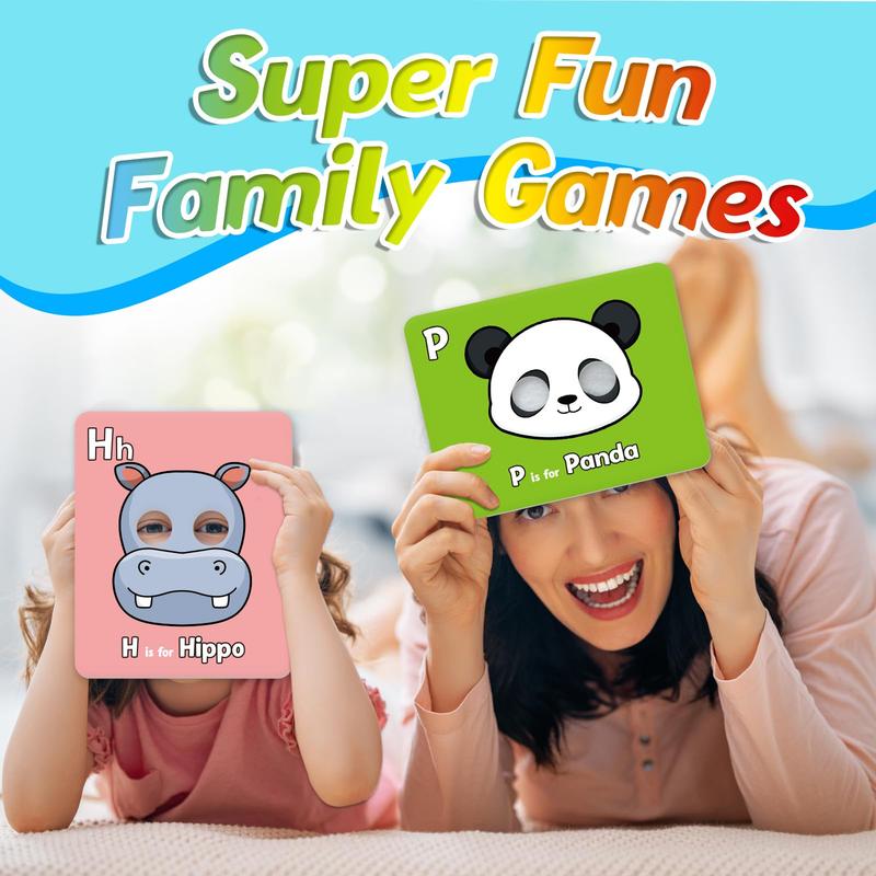 ⏰LAST DAY SALE 50% OFF💥26 Pcs Alphabet ABC Flash Cards with Animal Masks⚡Buy 2 Free Shipping