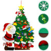 Felt Christmas Tree 4ft With LED Lights Strip 38 Pcs