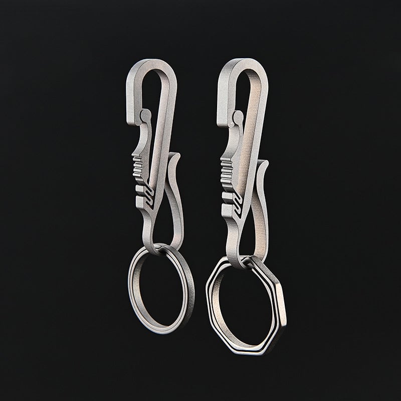 ADD-ONS:Titanium Alloy Phoenix Tail Keychain