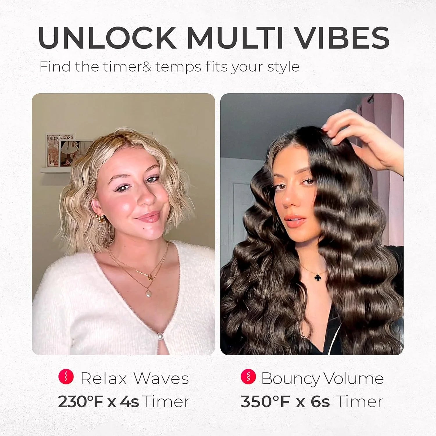 ⭐⭐Final 4 Hours: 60% OFF COMPACT Hair Waver Crimper