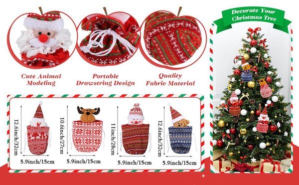 (🎁Christmas Hot Sale- 48% OFF🎁) Christmas Gift Doll Bags - Buy 5 Get Extra 10% OFF & Free Shipping