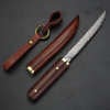 Ebony Damascus Knife