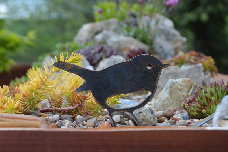 🎖️July 4th Flash Sale: 50% OFF Sitewide! 💕My Little Robin •Garden Bird •Garden Ornament • Garden Metal Art