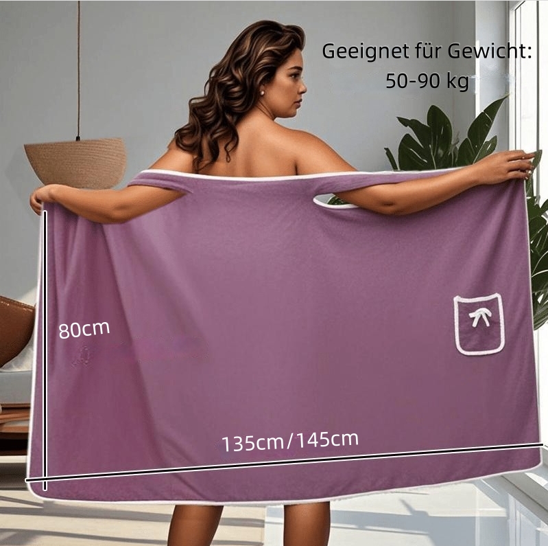 🔥Letzter Tag Verkauf 49% Rabatt🎁Tragbarer Duschrock für Damen in Übergröße