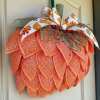 🍁Handmade Fall Pumpkin Wreath🎃​