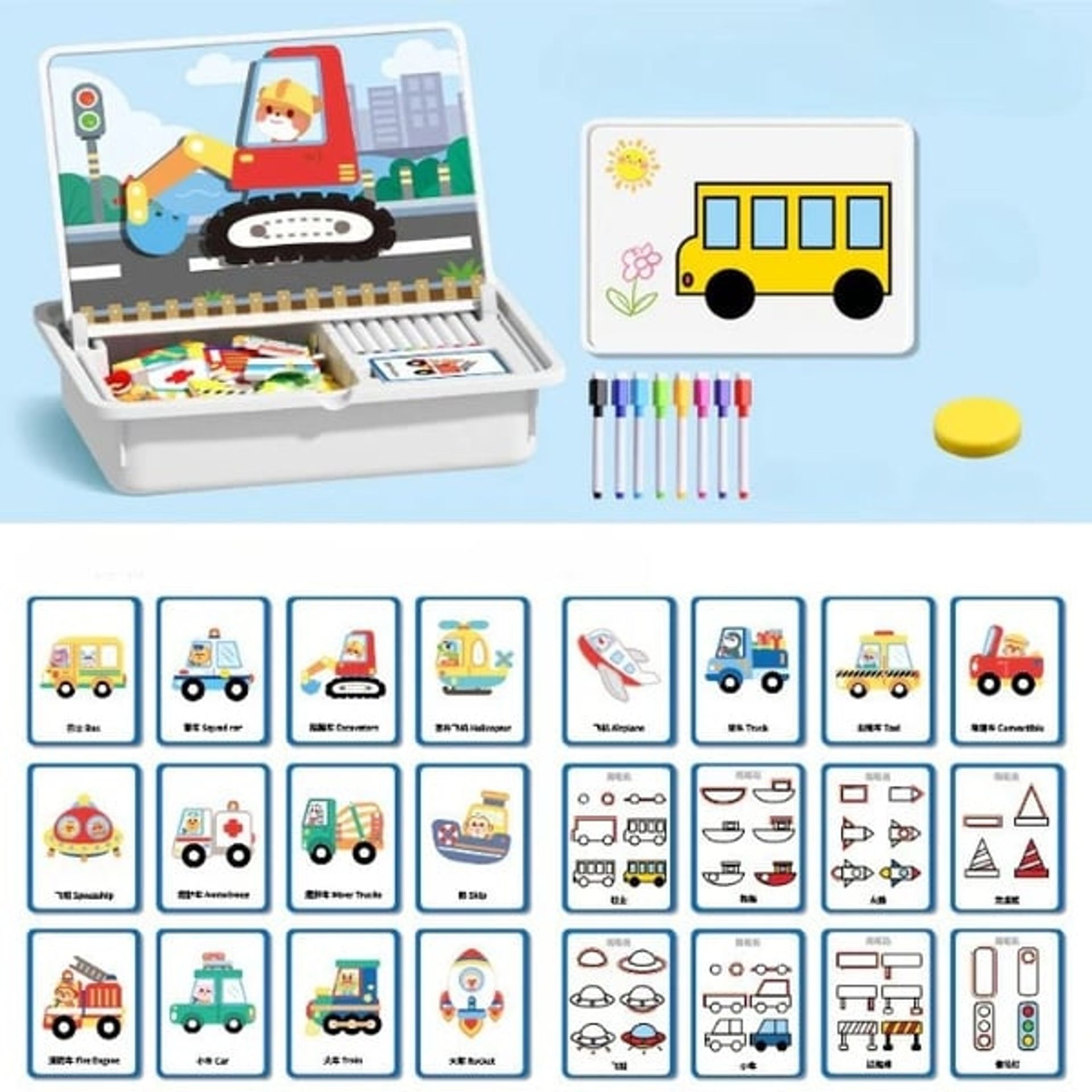💥LAST DAY SALE 50% OFF💥Magnetic Puzzles Face Dress Up Travel Game