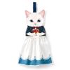 🎁TikTok Last Day Sale - 70% OFF🔥Funny Cat Hand Towels for Kitchen Bathroom - 😸Cute Decoration Hanging Towels Super Absorbent Soft
