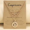 💝2024 V-Day Idear Gift♎12 Constellation Retro Necklace