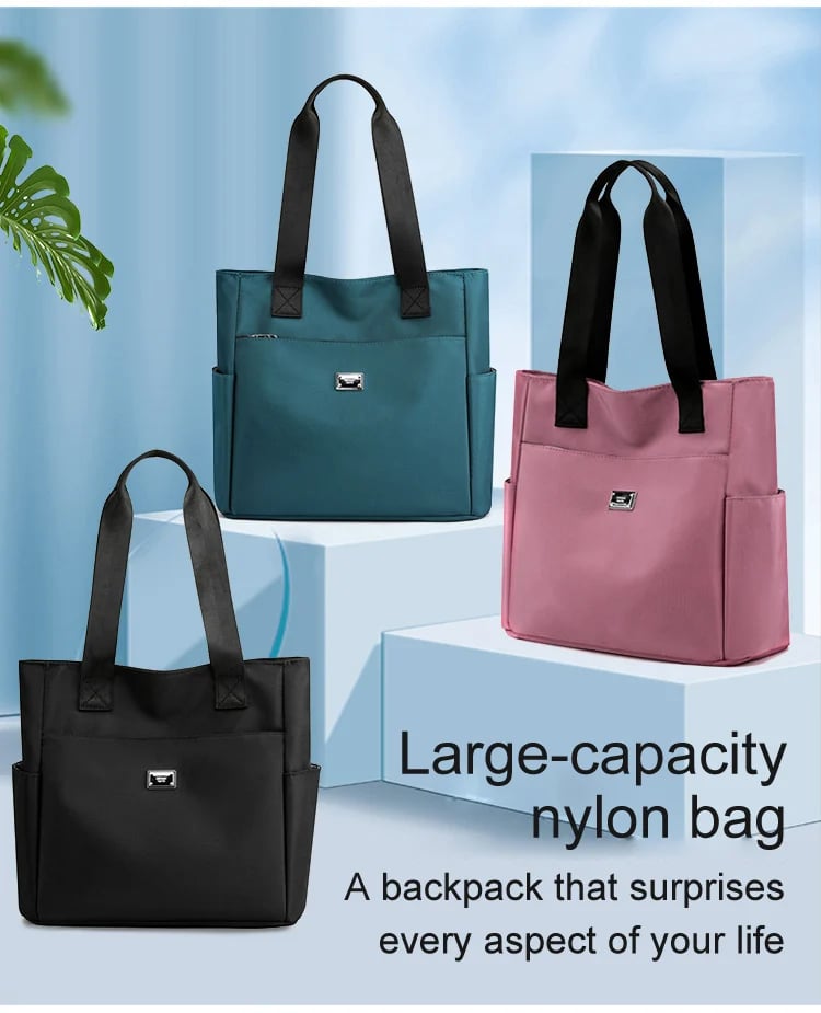 🔥Last Day Promotion 70% OFF👜Large Capacity Water Repellent Multi Pocket Nylon Shoulder Bag
