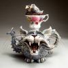🔥Last Day Promotion 70% OFF🔥HANDMADE ART CAT TEAPOT-BUY 2 FREE SHIPPING