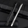 Portable stainless steel folding pen knife