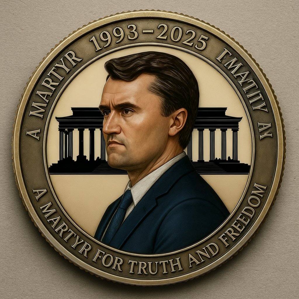 🙏🕊️ Charlie Kirk Commemorative Coin - Dedicated to the True Patriot