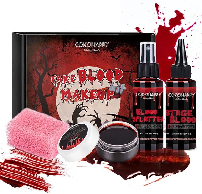 Halloween Fake Blood Special Effects Makeup Kit