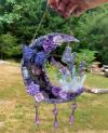 🎁TikTok Last Day Sale - 70% OFF🔥Purple Crystal Butterfly Moon Hanging Decoration