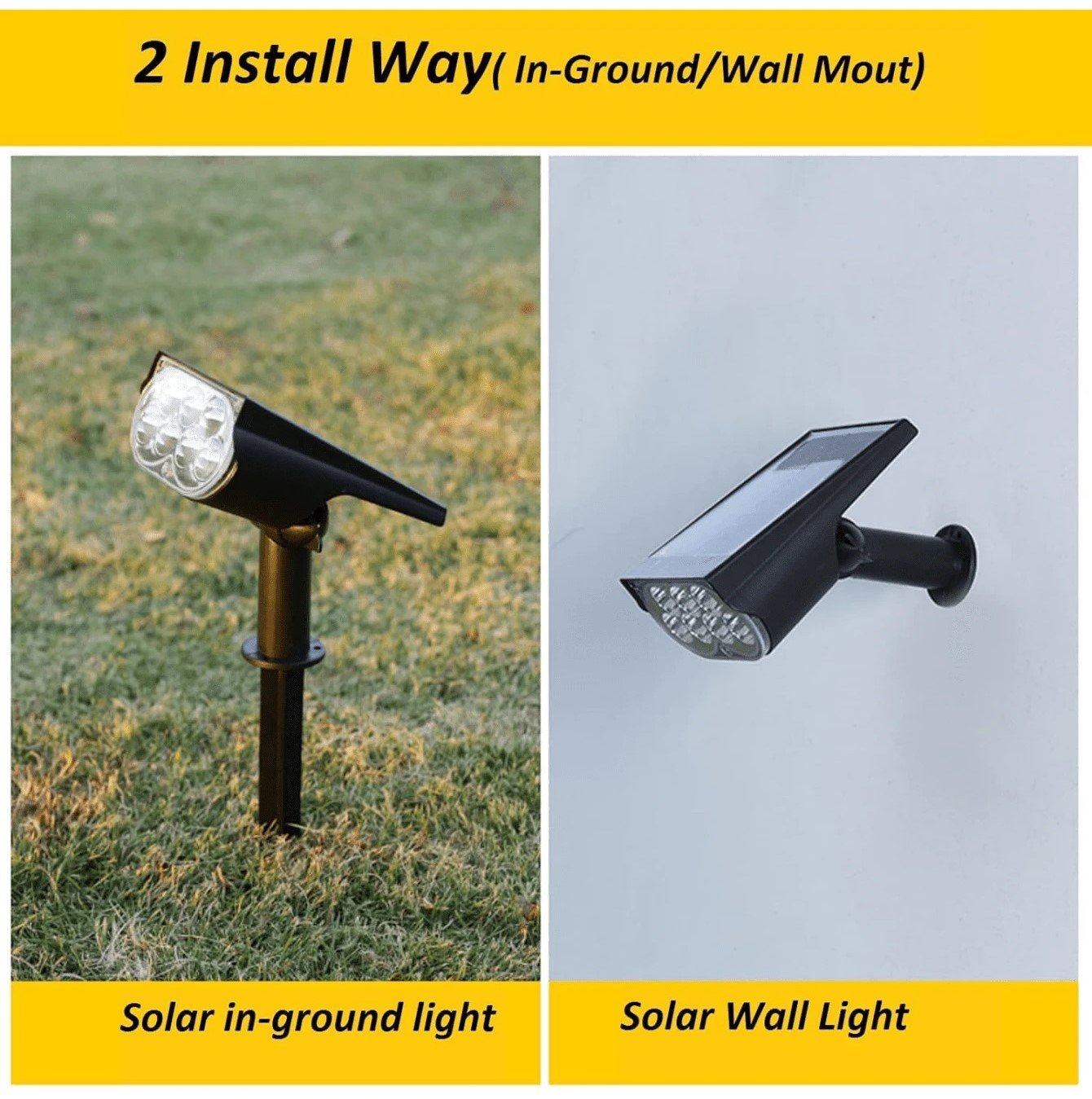 💥LAST DAY SALE 50% OFF💥Solar Spot Lights Outdoor⚡BUY 3 GET 1 FREE