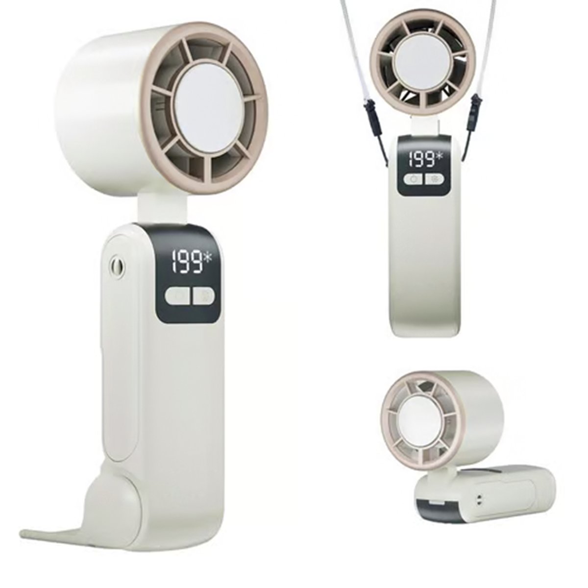 🔥Last Day Promotion 50% OFF🔥Multifunctional Portable Turbo Handheld Cooling Fan