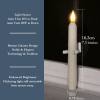🎄CHRISTMAS ON SALE🔥Window Flameless Led Taper Candles with Sensor Dusk to Dawn