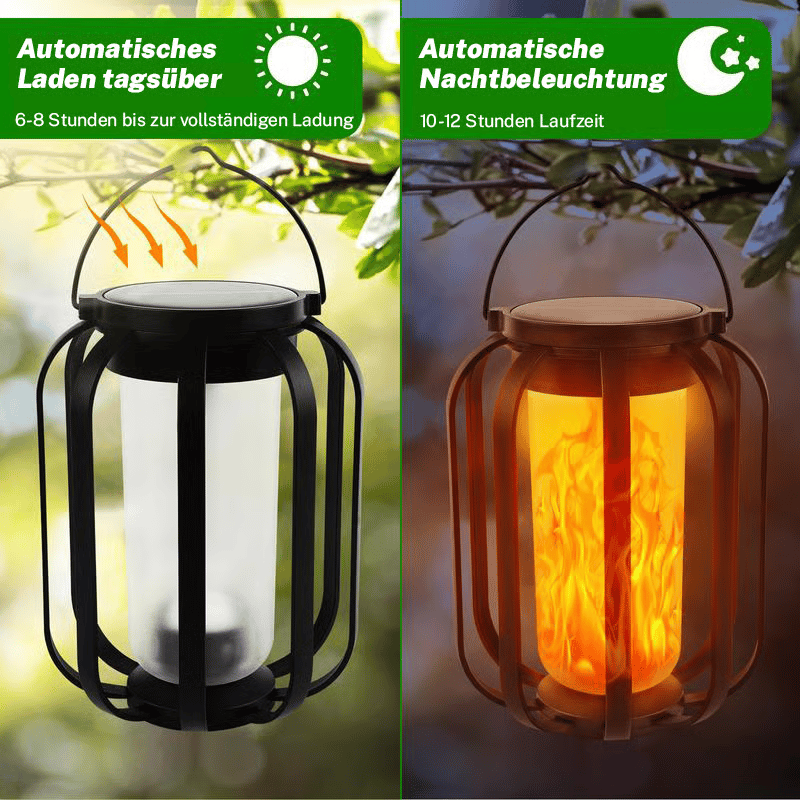 ✨Letzter Tag 49% RABATT🔥Solarlaterne Außenleuchte mit Sockel
