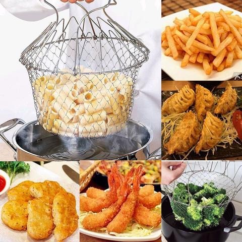 Christmas Hot Sale 48% OFF - Multi-Function Stainless Steel Fry Basket - Buy 3 Free Shipping